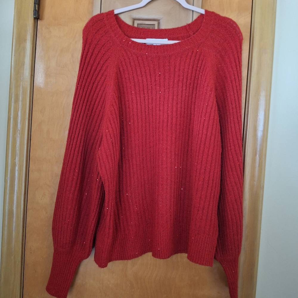 Liz Clairborne Red Women's Sweater Size 0X